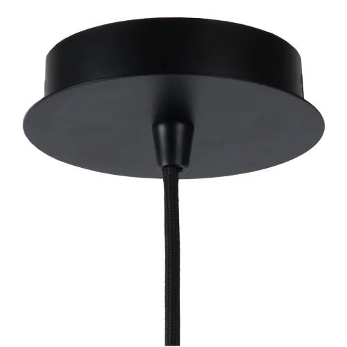 Светильник подвесной Malunga 21415/25/30 Lucide чёрный золотой 1 лампа, основание чёрное в стиле современный  фото 4